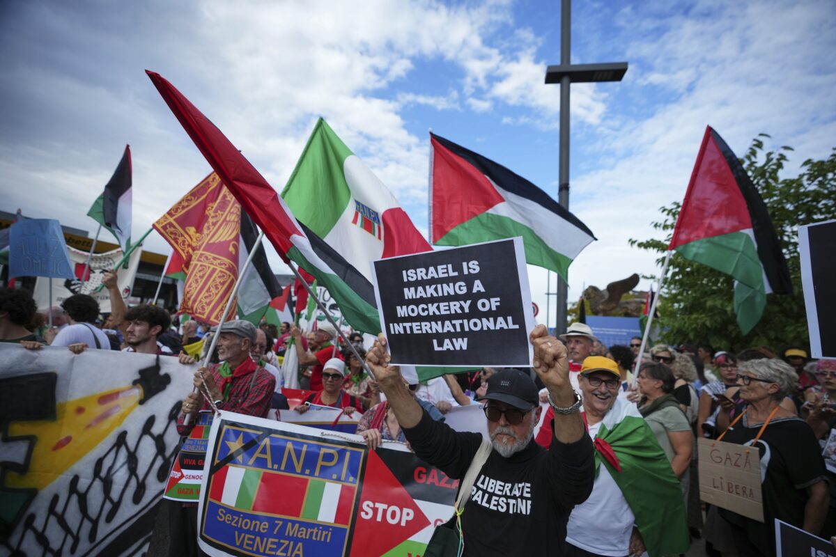 Venice 82, organizers of the pro-Pal march: “There are 5,000 of us”