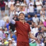 US Open: Sinner advances to the round of 16, defeating Shapovalov in four sets
