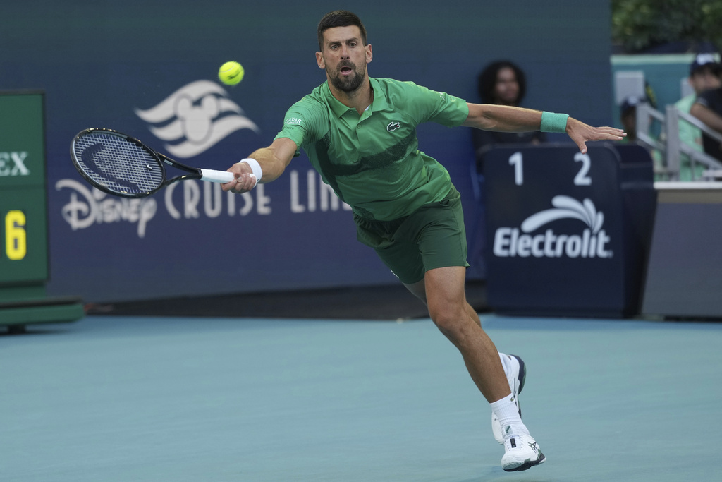 ATP Miami: Djokovic defeats Korda and advances to the semifinals ATP Miami: Djokovic defeats Korda and advances to the semifinals