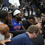 Basketball: NBA, huge brawl in the Minnesota-Detroit match, seven players sent off