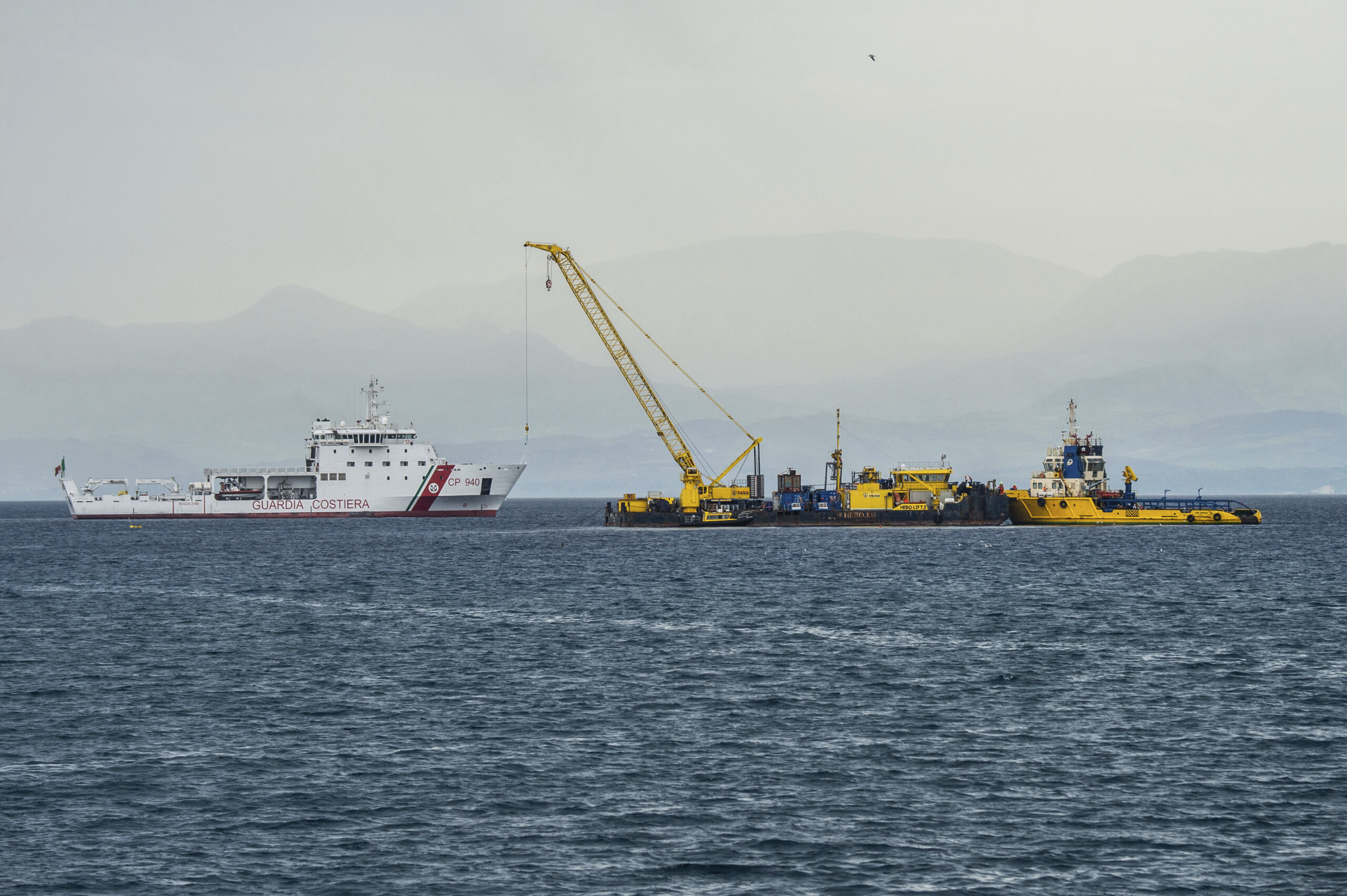 Bayesian, re-emerged from the waters wrecked sailing ship Bayesian, re-emerged from the waters wrecked sailing ship