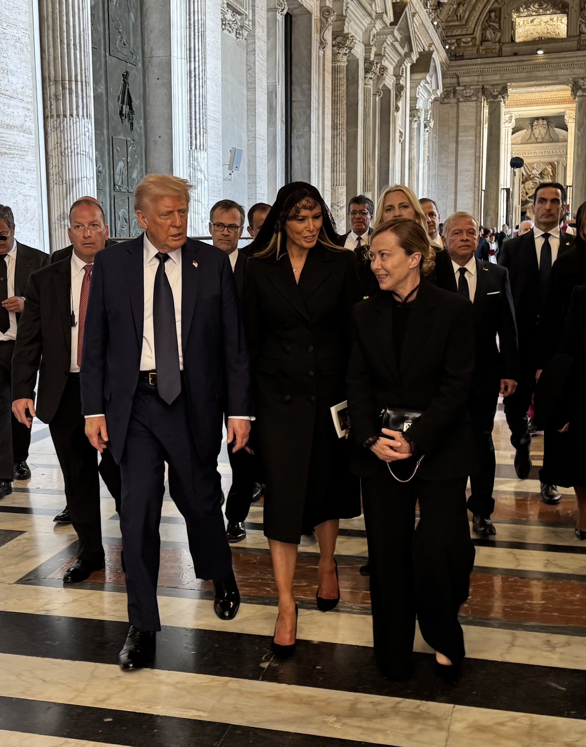 Brief Conversation Between Trump and Meloni After Pope Francis' Funeral