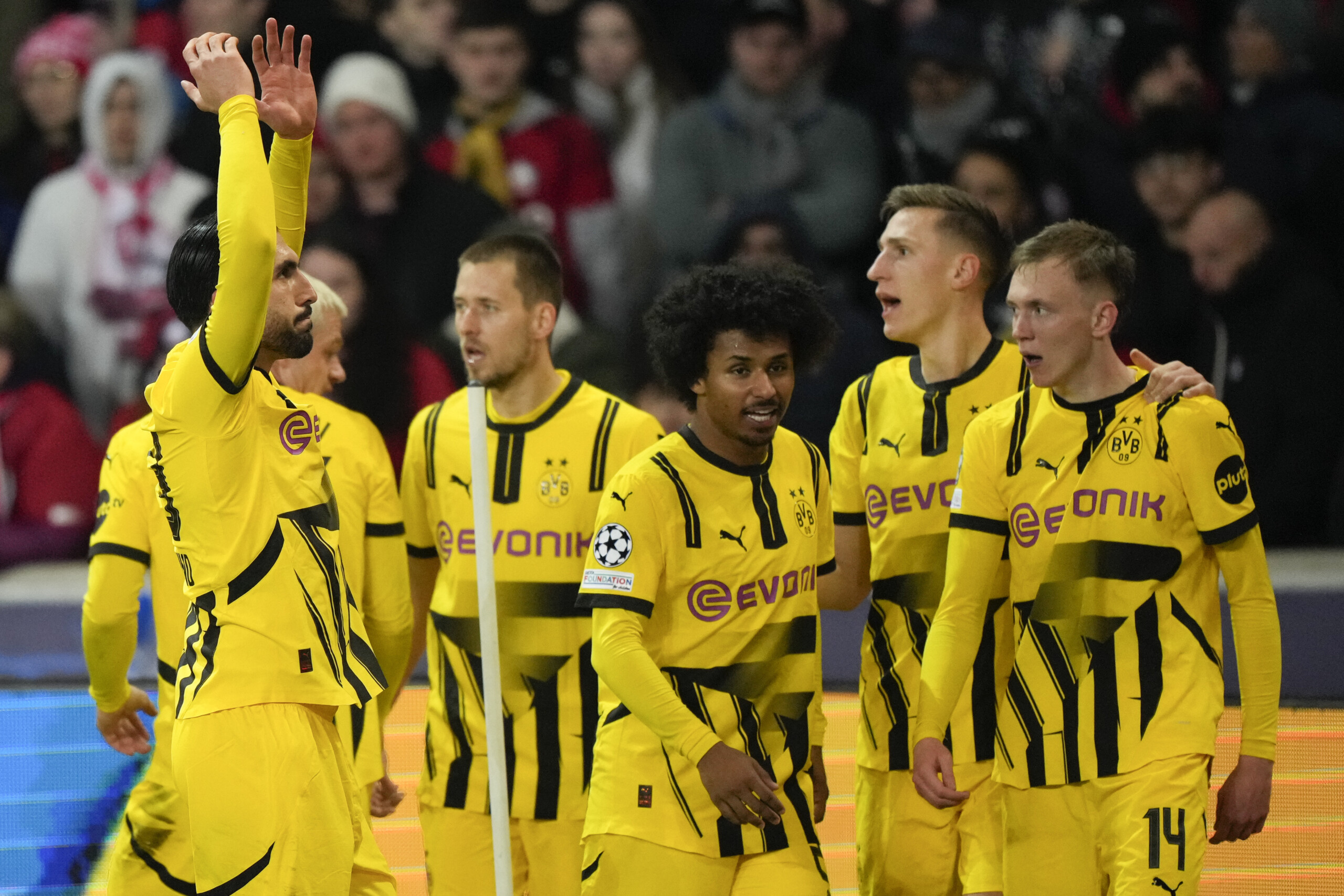 Champions: Borussia Dortmund in the quarter finals, Lille beaten 2-1 at home