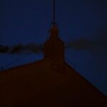 Conclave, the first smoke is black