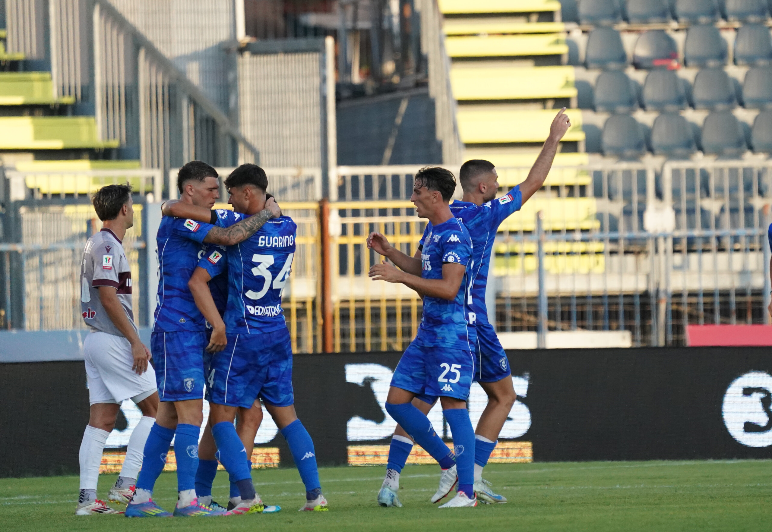 Coppa Italia: Empoli advances to second round, Reggiana eliminated on penalties