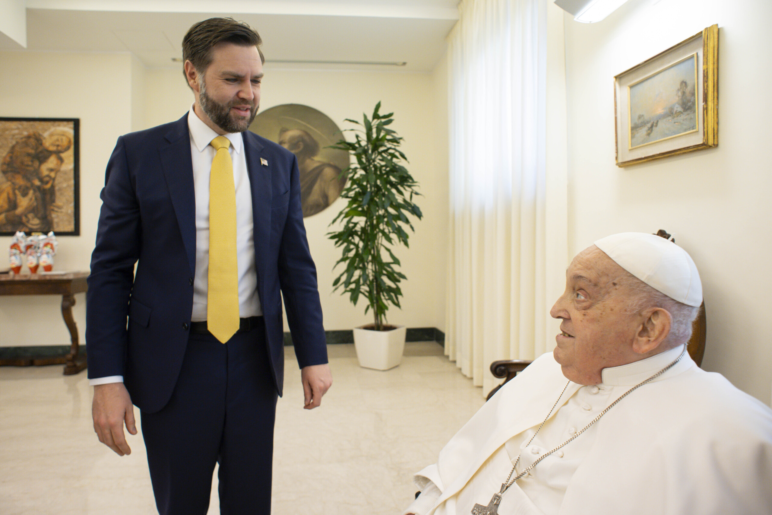 Death of Pope Francis, Vance: "Happy to have seen him yesterday, I will remember him forever." Death of Pope Francis, Vance: "Happy to have seen him yesterday, I will remember him forever."