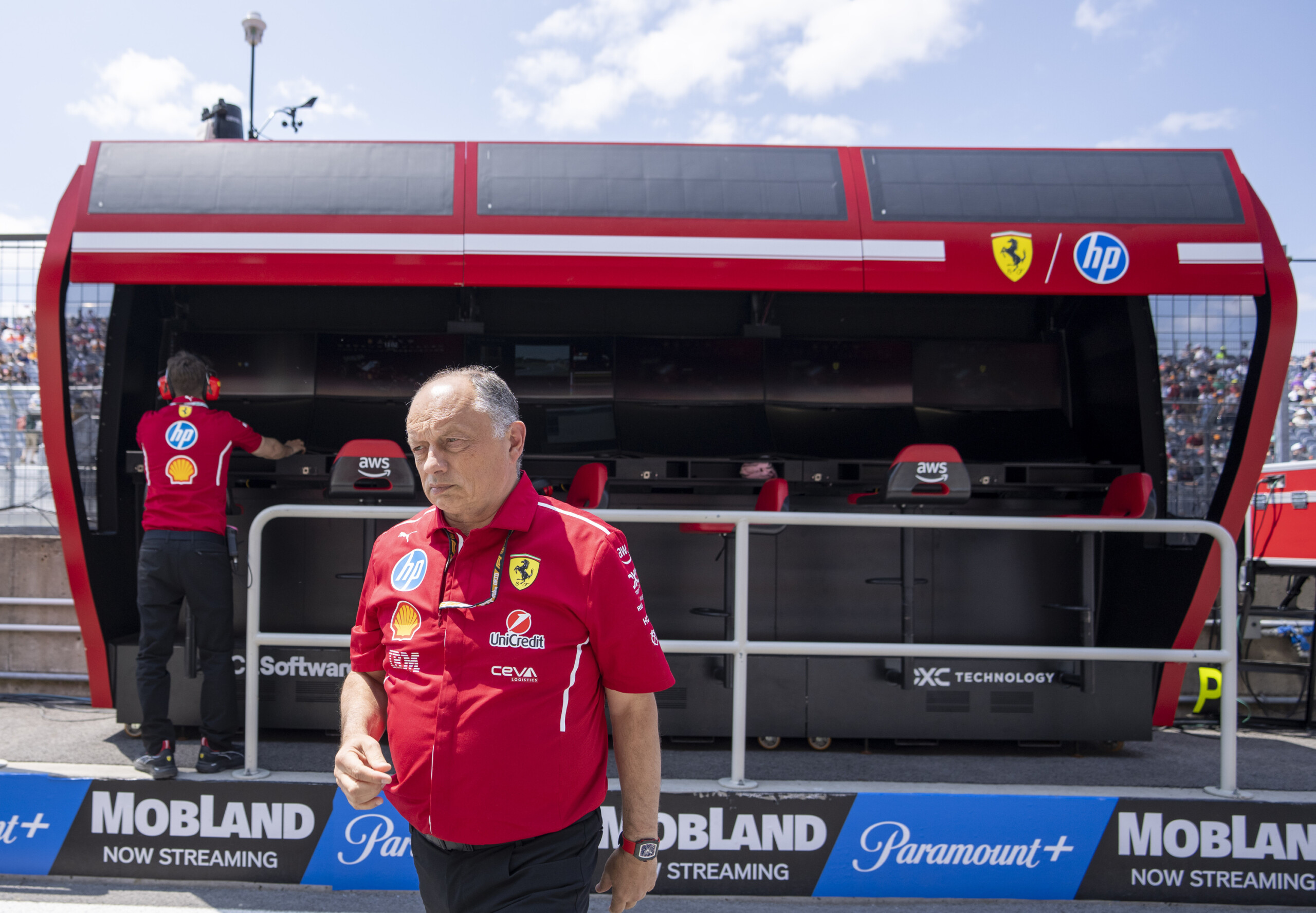 F1: Austrian Grand Prix, Vasseur absent from Ferrari pit wall for personal reasons