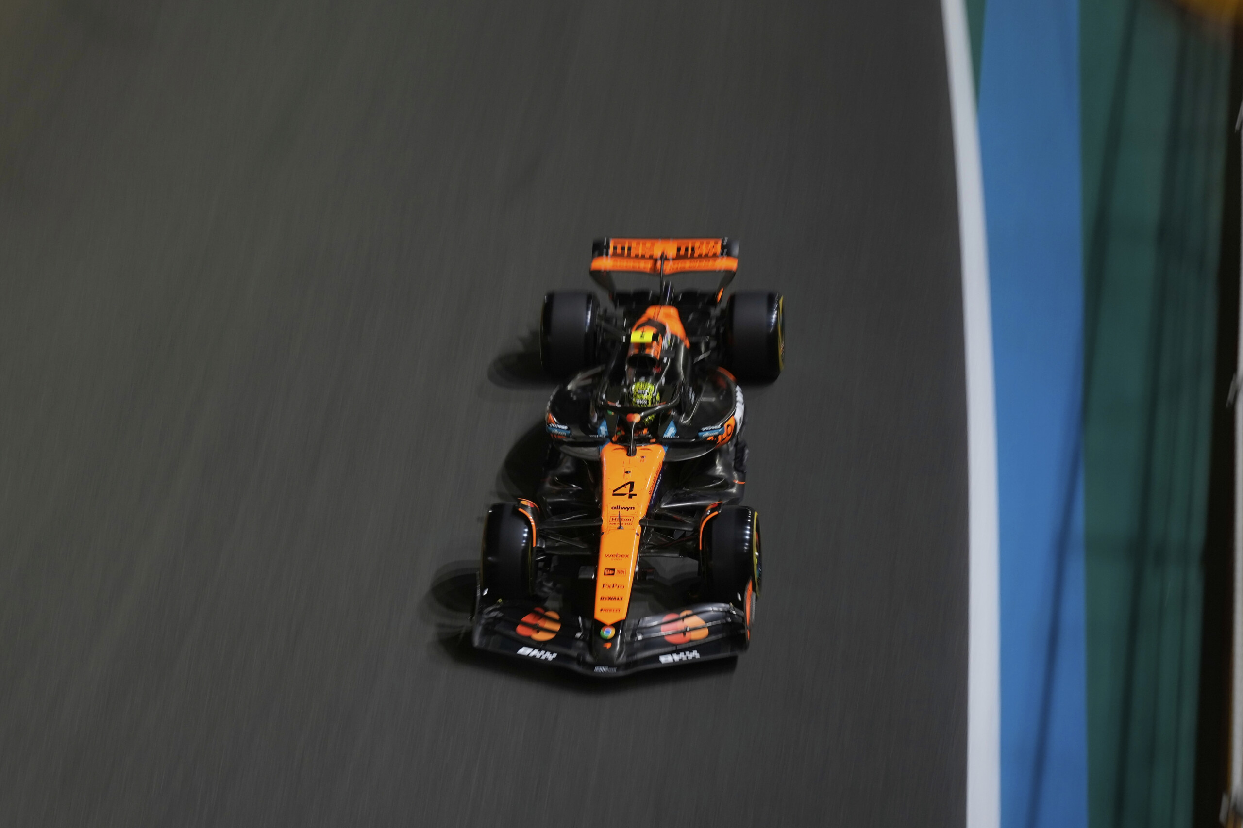 F1, Saudi Arabian GP: McLaren 1-2 in FP2, Verstappen and Leclerc close behind