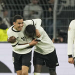 Football: Germany celebrate young ball boy decisive against Italy