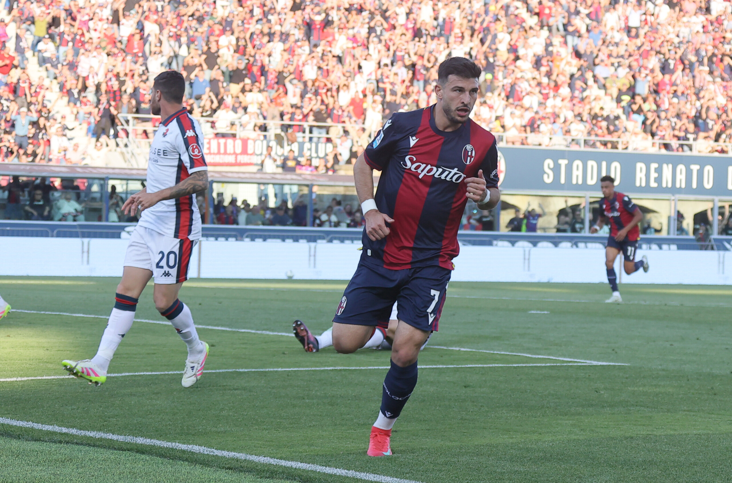 Football: Serie A, Bologna-Genoa 1-3