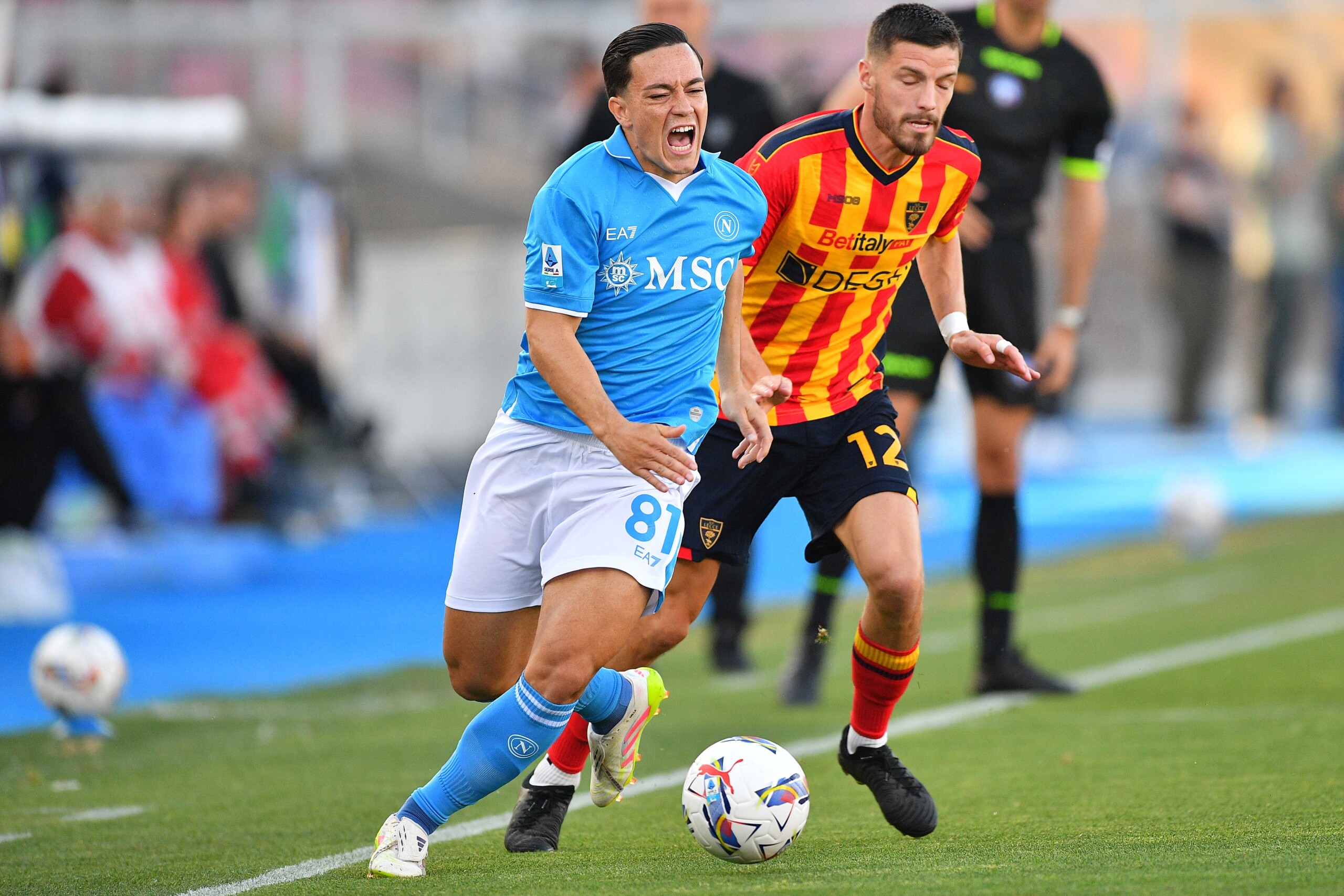 Football: Serie A, Lecce-Napoli 0-1