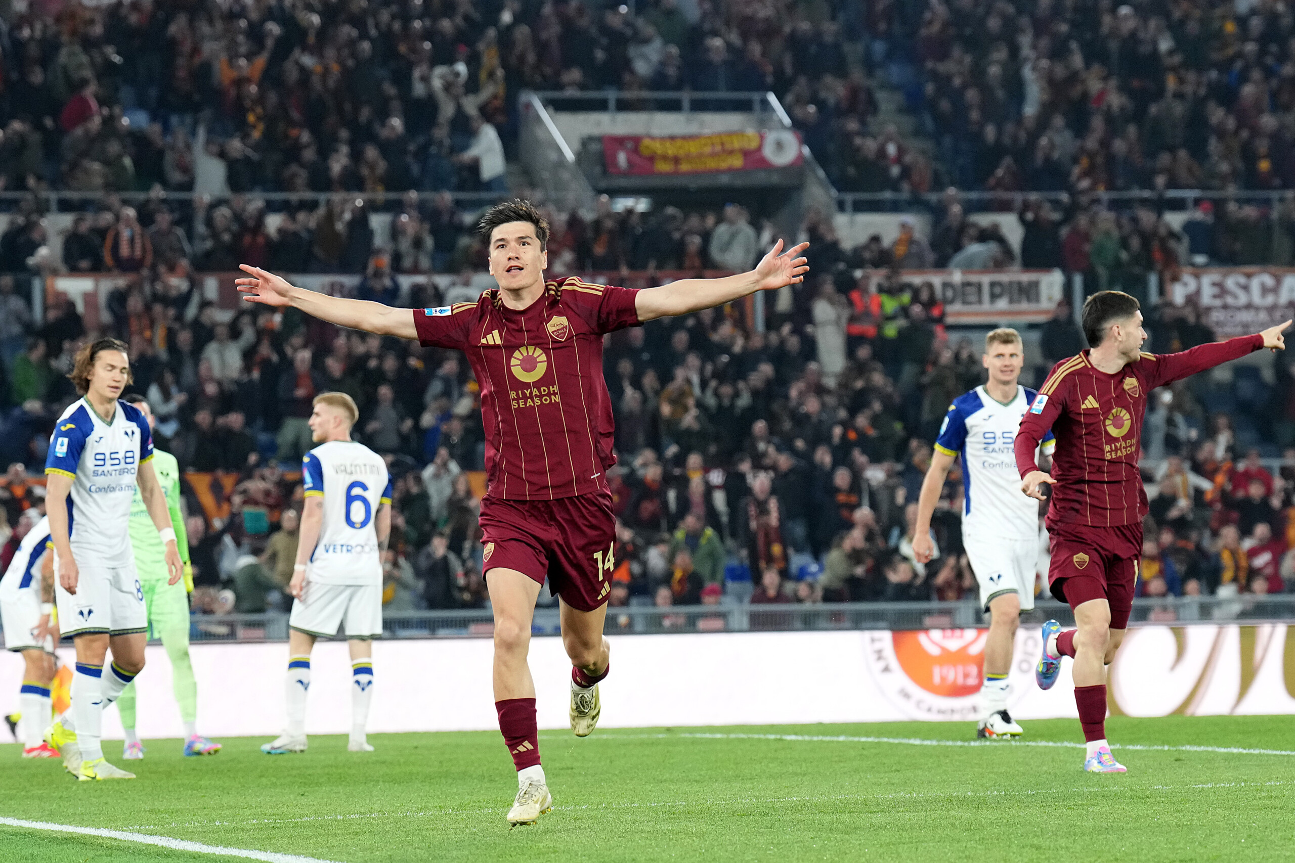 Football: Serie A, Roma v Verona 1-0