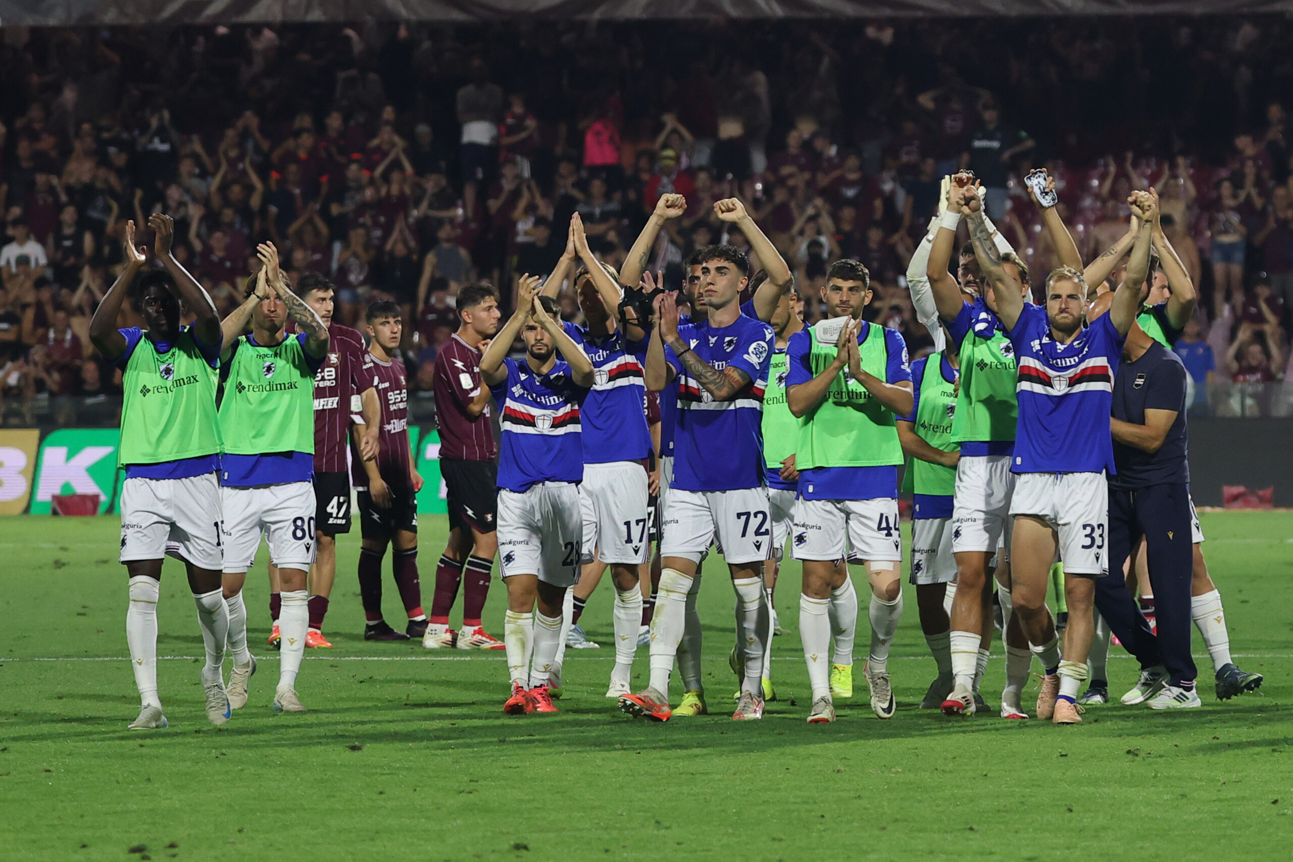Football: Serie B, Salernitana-Samp match suspended definitively at 0-2, Ligurian side safe