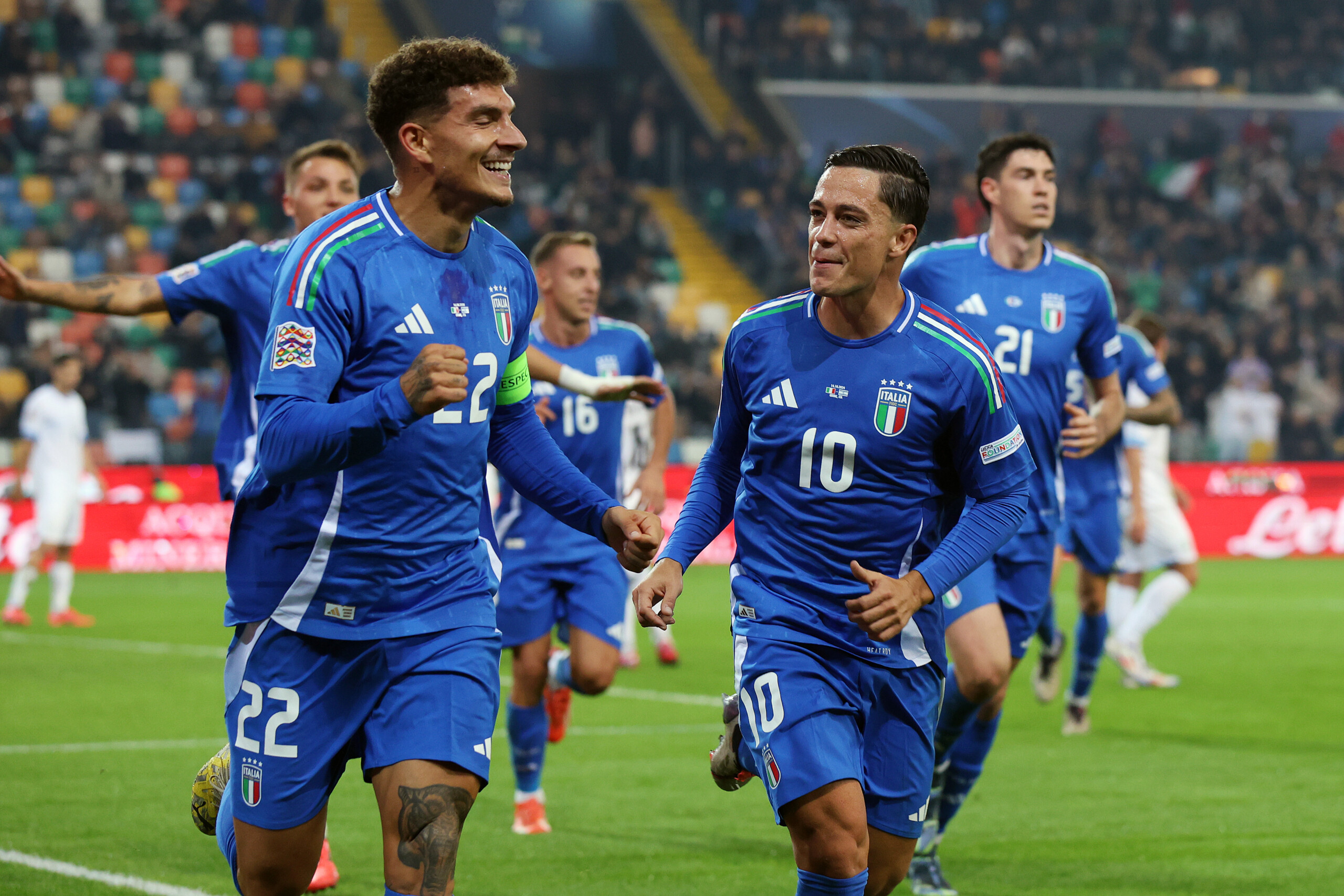 Football: World Cup qualifiers, Italy vs Israel in Udine on 14 October