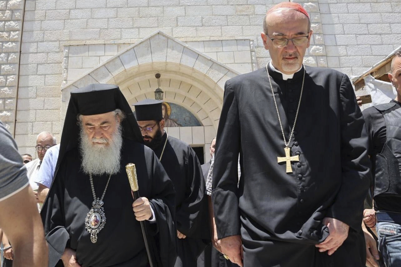 Gaza, Cardinal Pizzaballa presides over Mass at the Holy Family Church Gaza, Cardinal Pizzaballa presides over Mass at the Holy Family Church