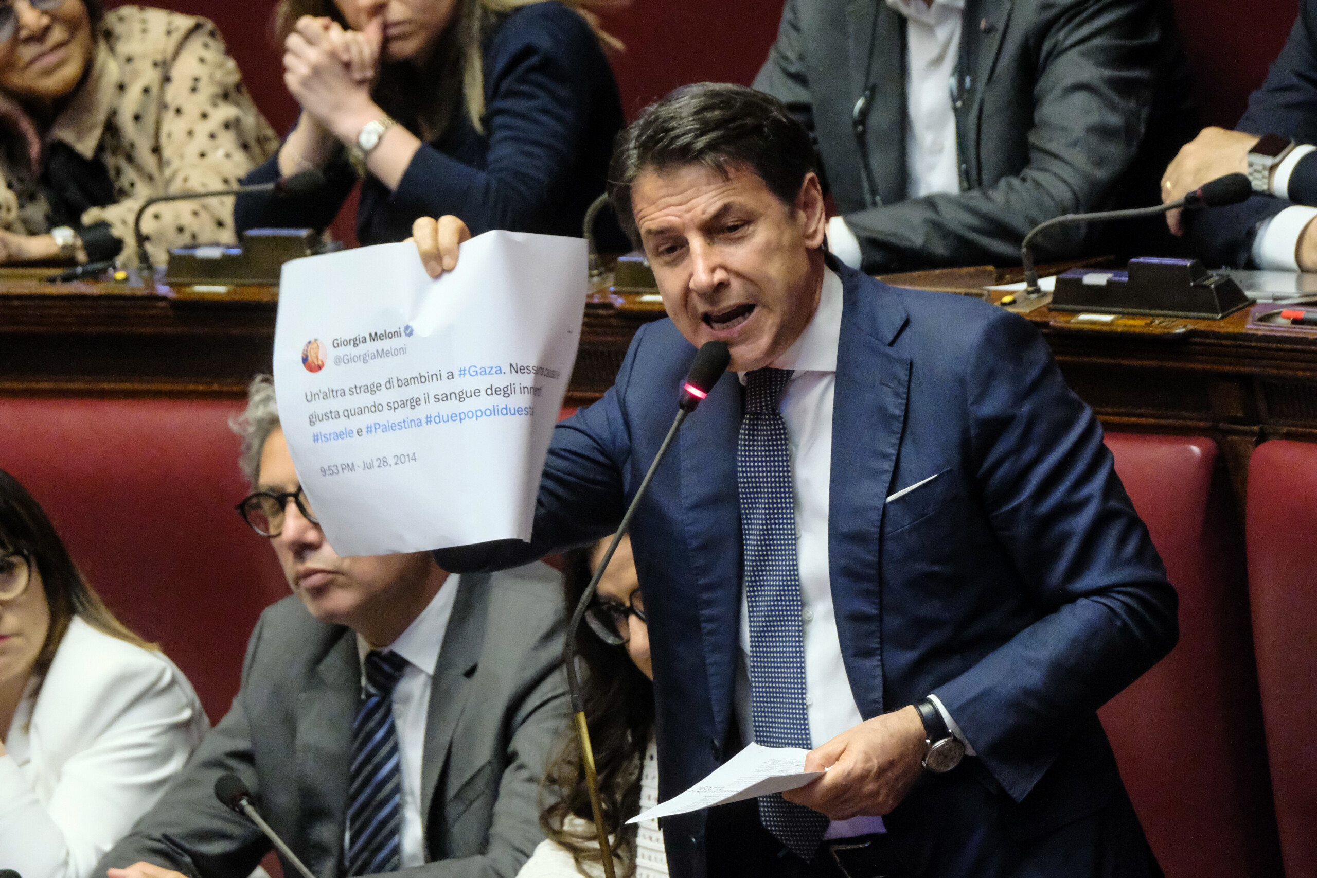 Gaza, Conte: "This Is Not an Anti-Hamas Operation, It's Ethnic Cleansing"