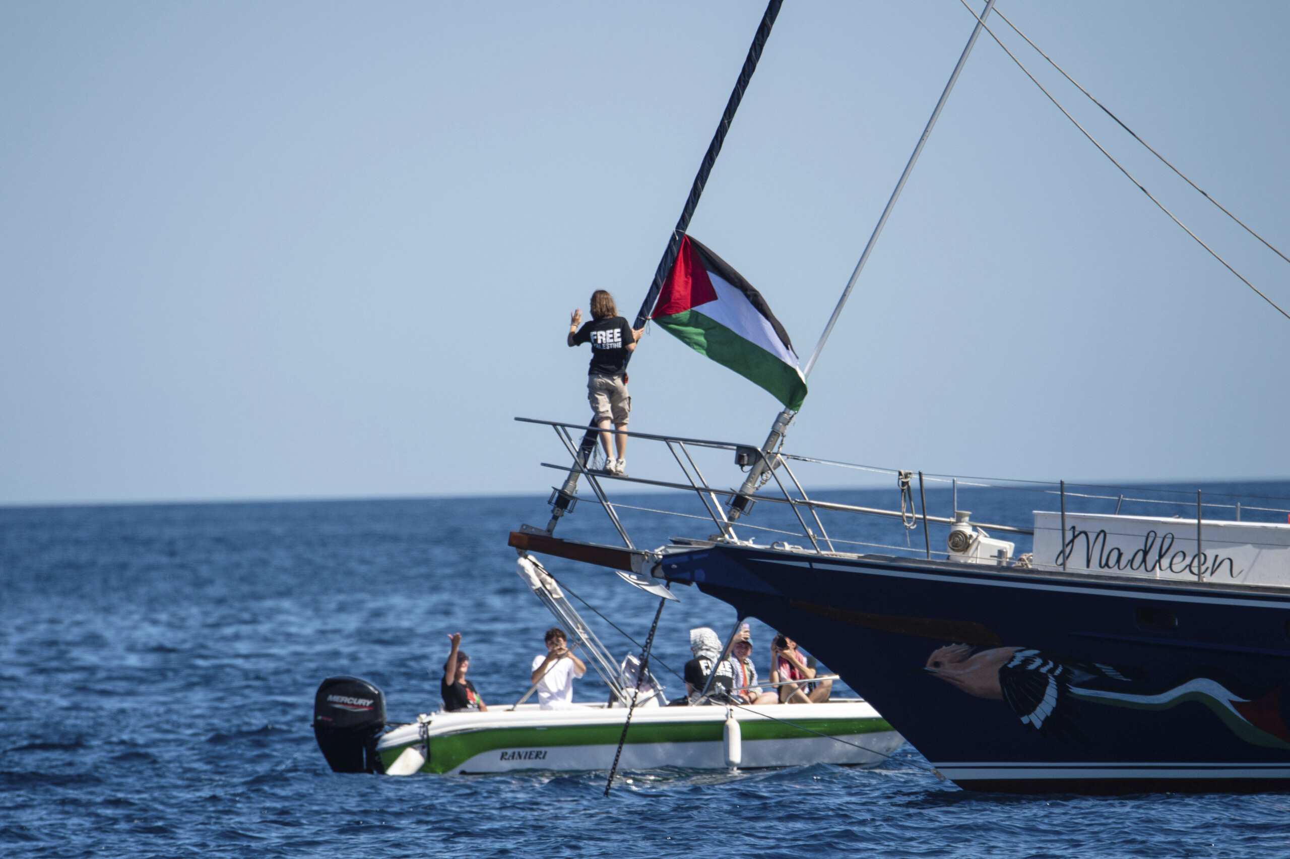 Gaza, the Freedom Flotilla ship Handala has set sail from Syracuse loaded with humanitarian aid