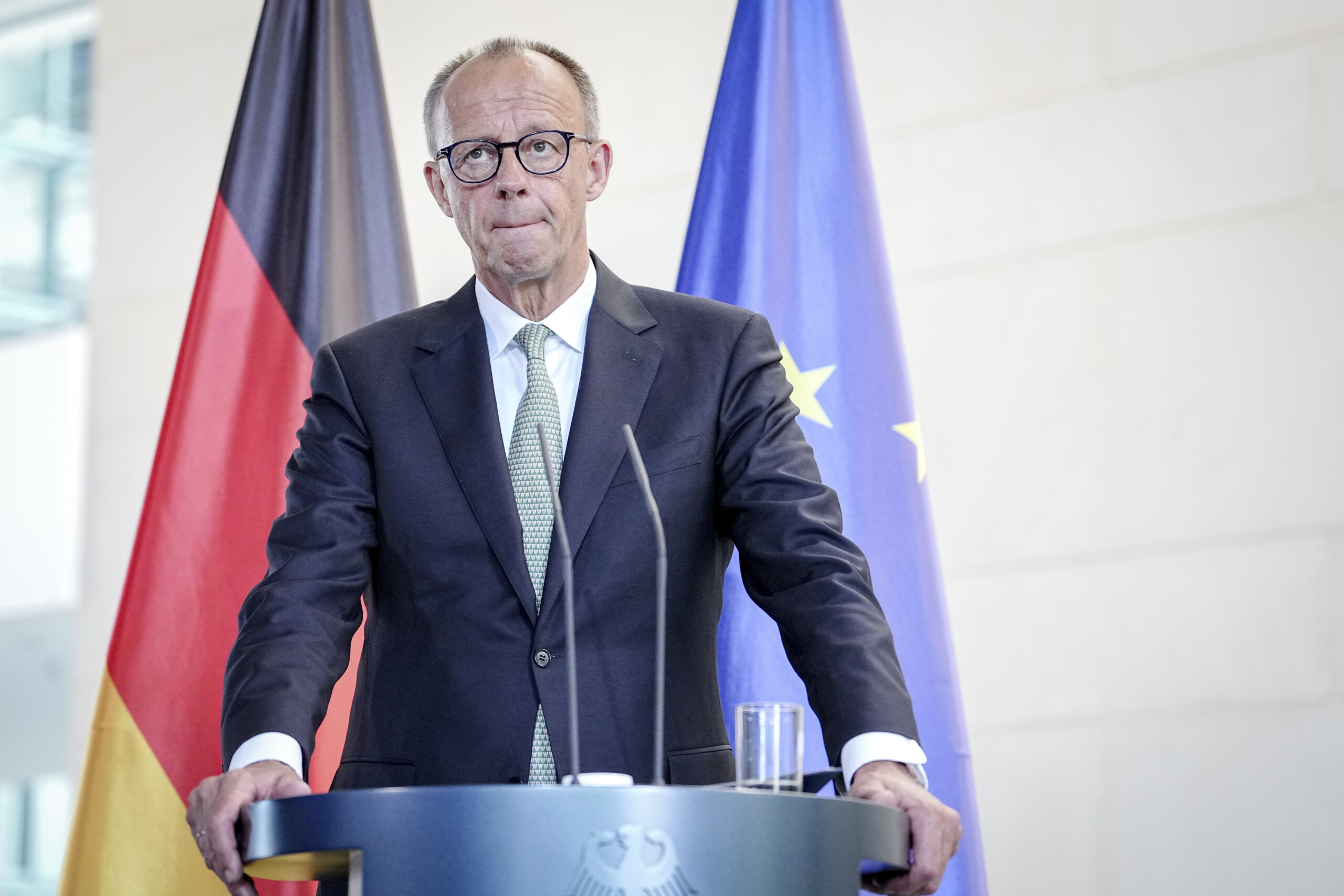 Germany, Merz: "The CDU-CSU and SPD coalition is working well together"