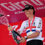 Giro d'Italia: Tarling wins time trial in Tirana, Roglic takes new pink jersey