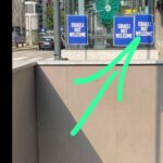 In Milan, signs in English say “Israelis not welcome”