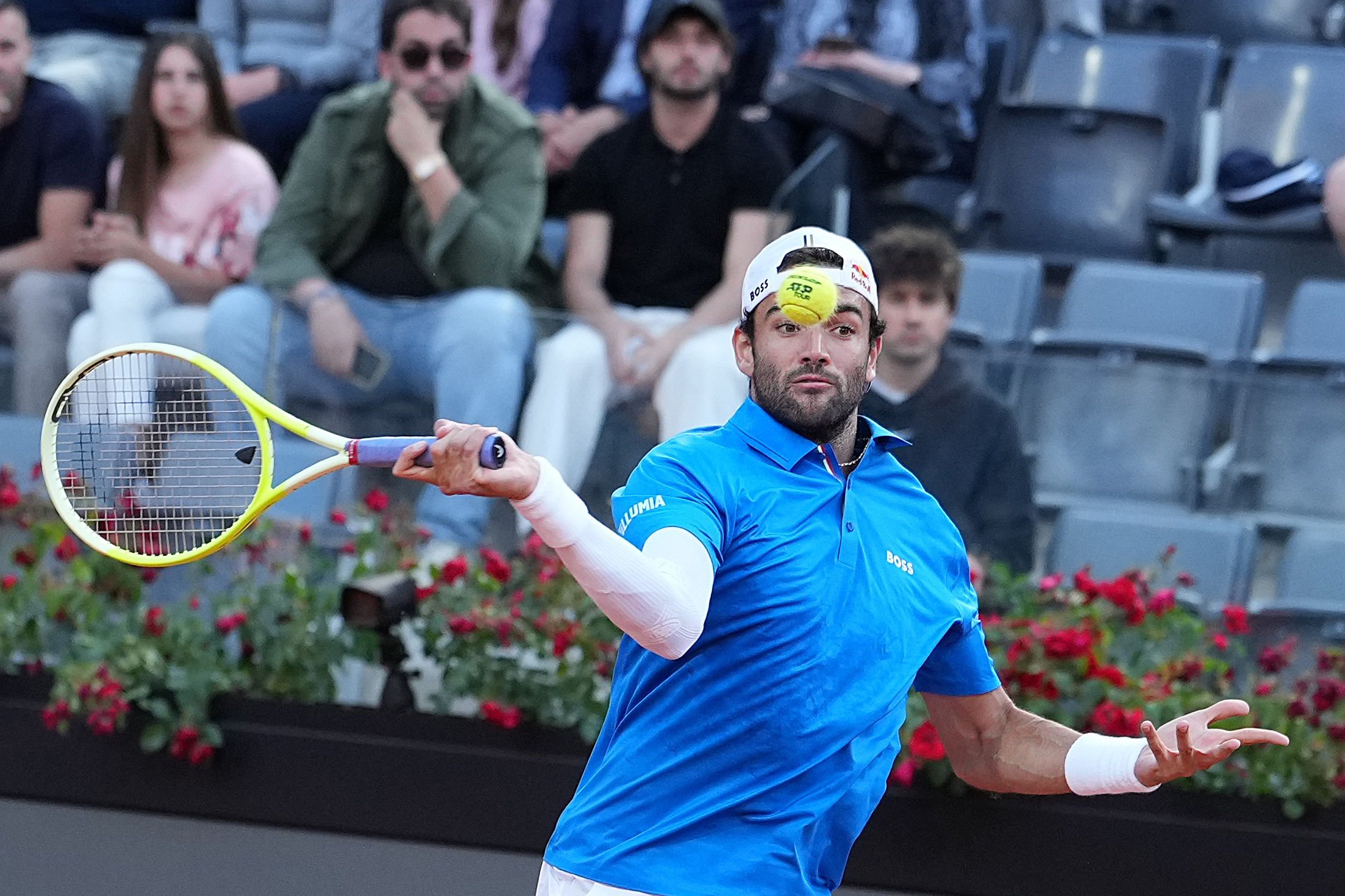 Internazionali Roma: Berrettini retires after one set, Ruud advances to the round of 16