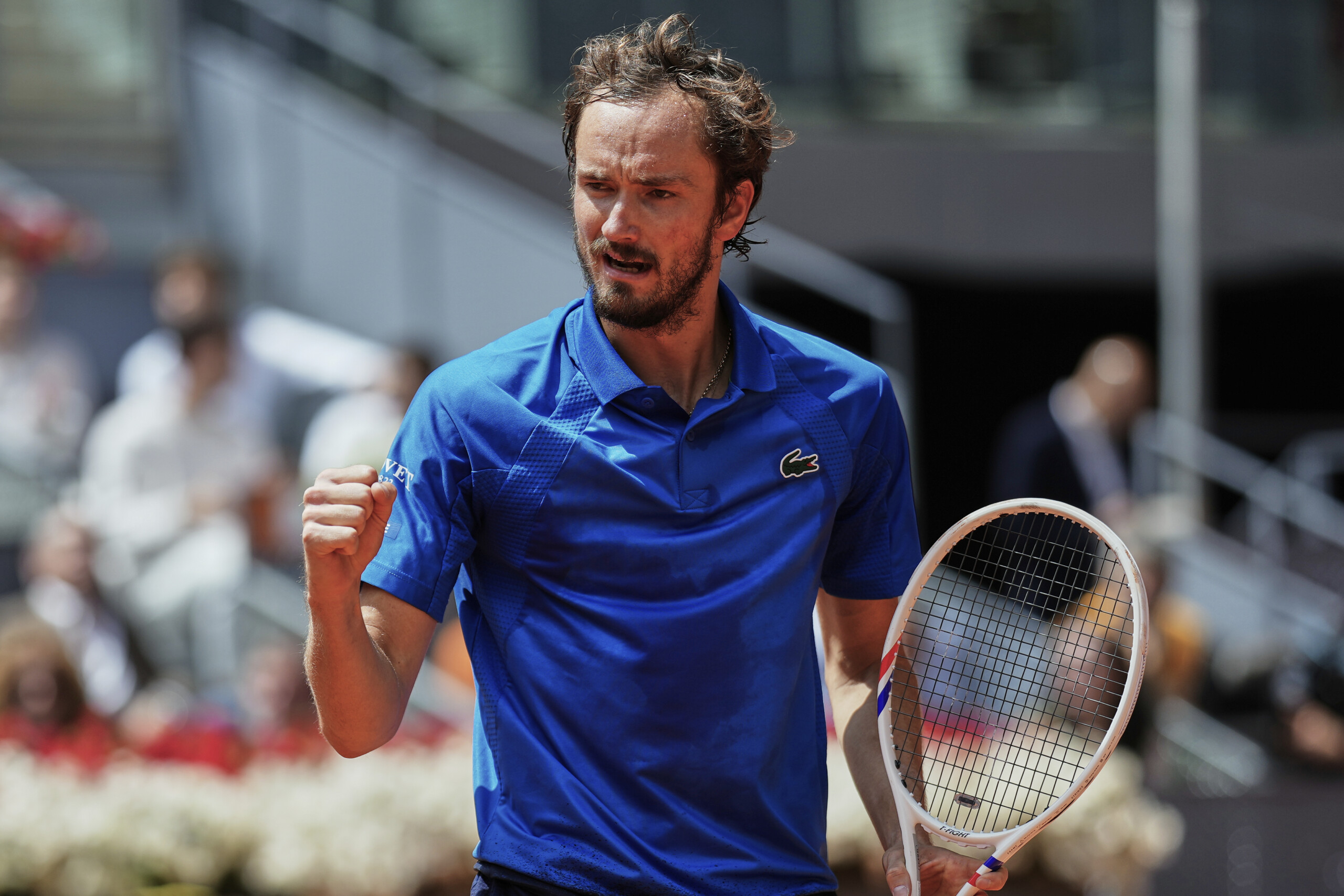 Internazionali Roma: Medvedev reaches the round of 16, Fils beats Tsitsipas