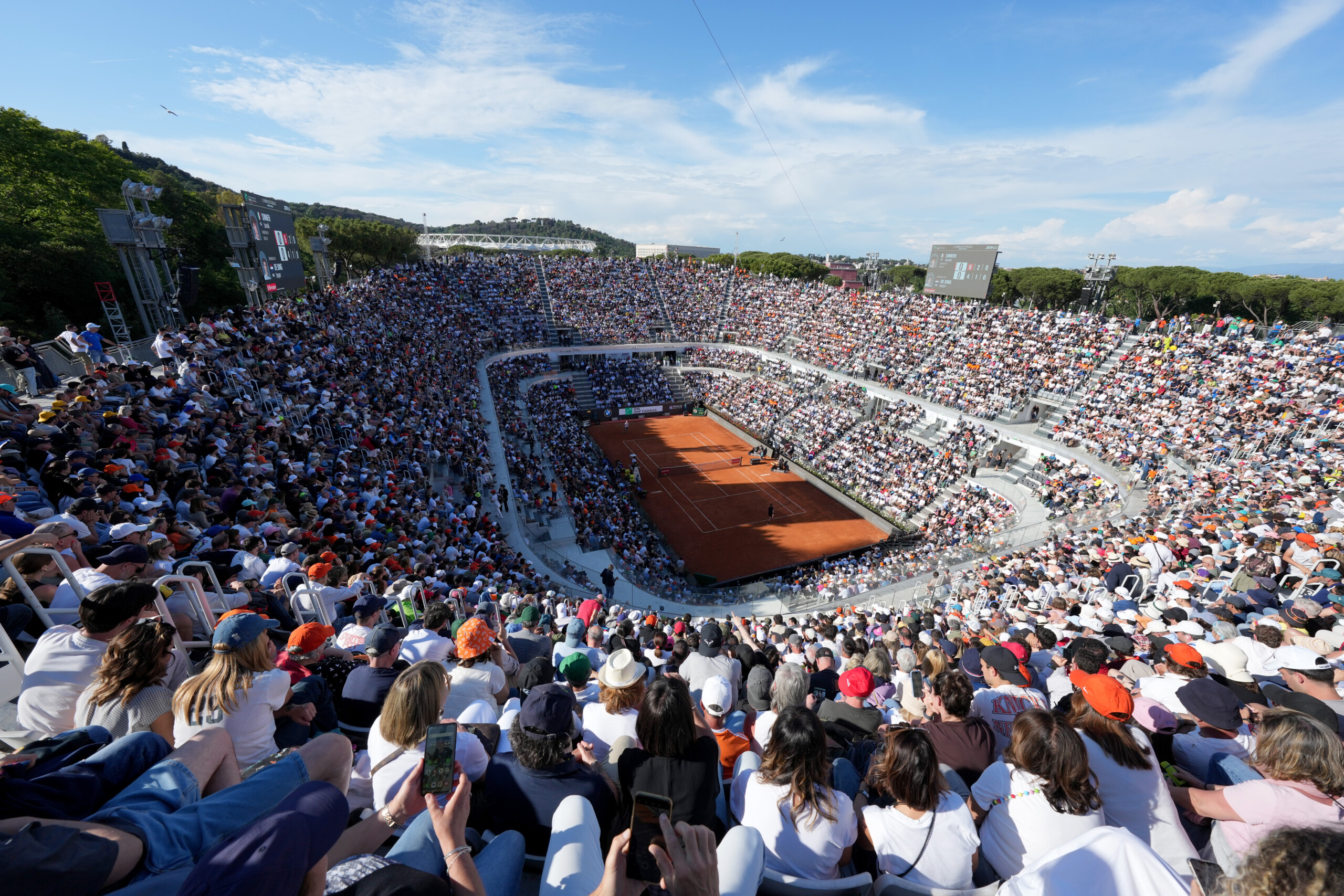 Italian Open, Central Court Set for Renovation: Roof Construction to Begin Next Year