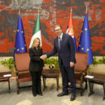 Italy-Serbia, Meloni welcomed by Vucic in Belgrade: ‘This is a message of trust’