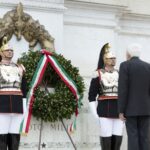 June 2, Mattarella pays tribute to the Unknown Soldier at the Altare della Patria
