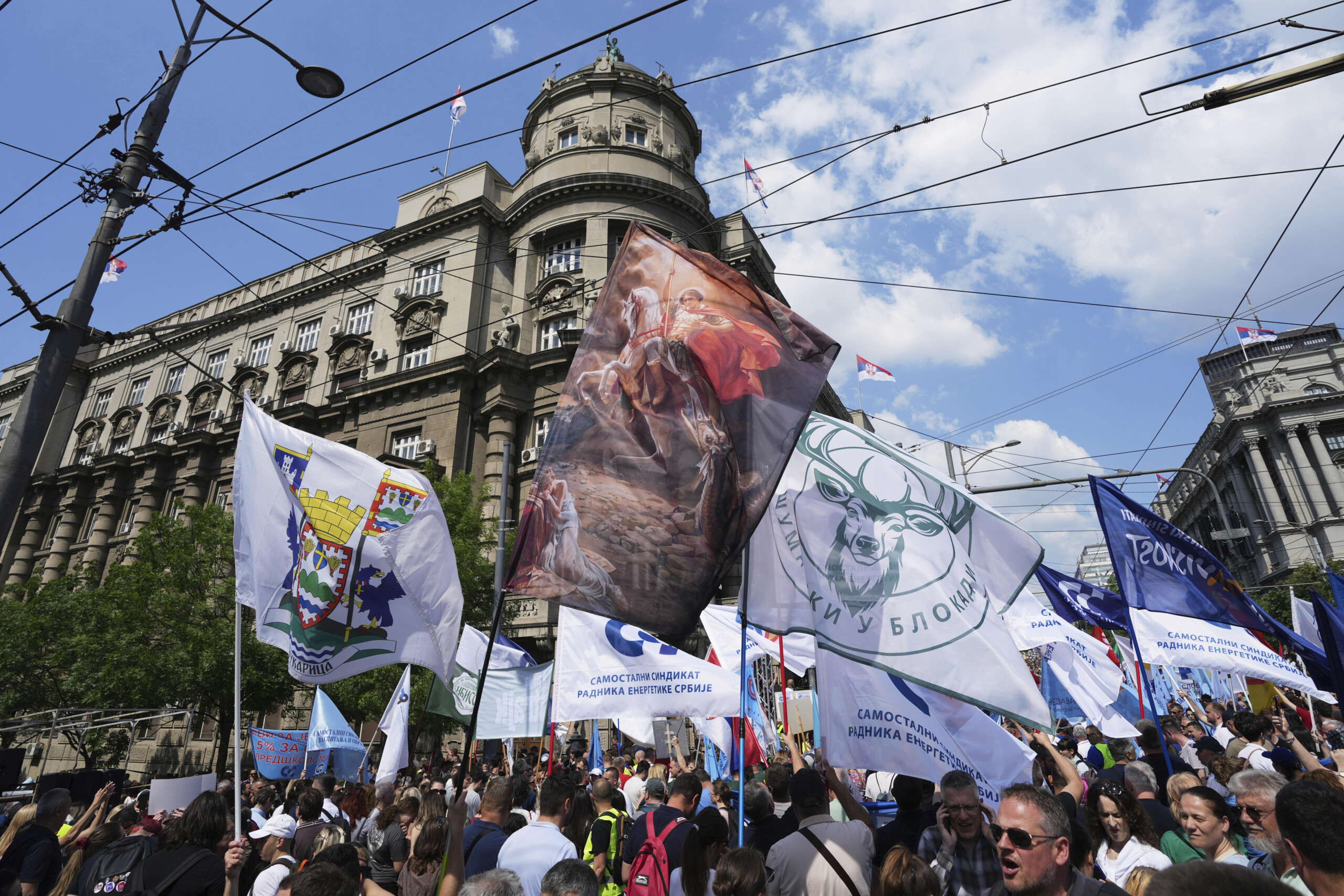 May 1st: Thousands in Serbia commemorate 6 months since Novi Sad station collapse
