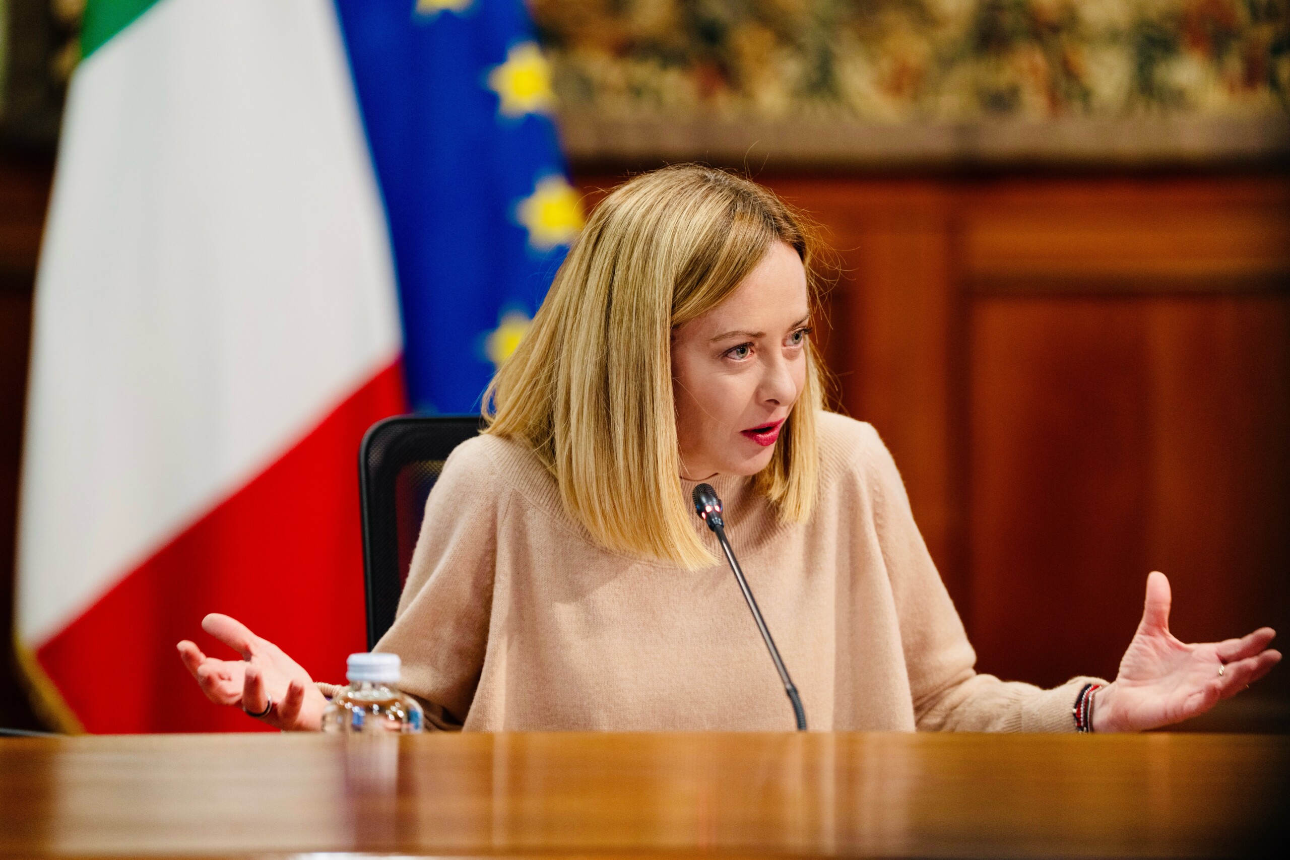 Meloni: ‘Duties deeply wrong, will hurt EU as much as US’.