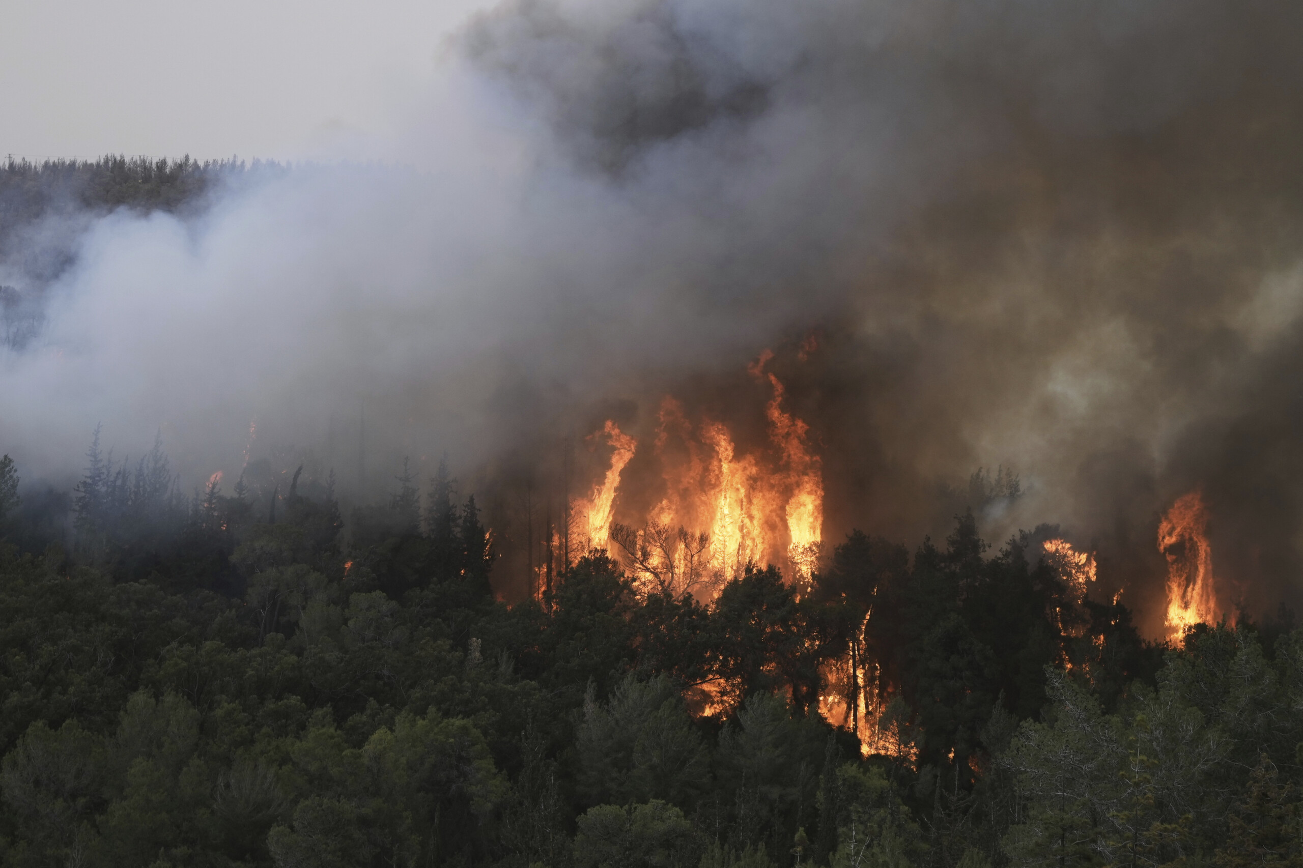 Middle East: All roads in Jerusalem closed due to fires have been reopened