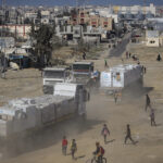 Middle East: Israel, 107 aid trucks entered Gaza on Thursday