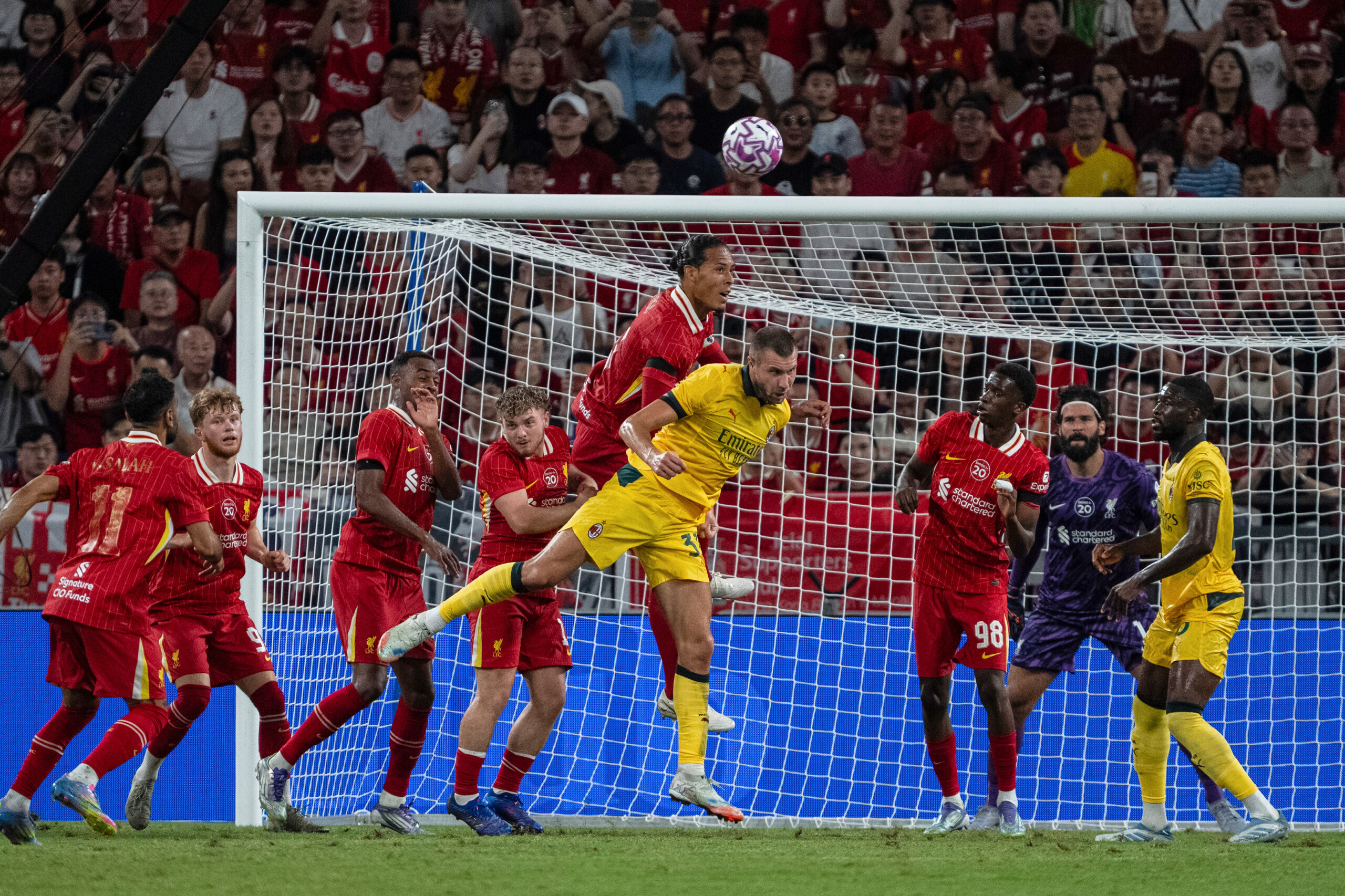 Milan beats Liverpool 4-2 in friendly match, Okafor scores twice