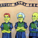 Milan, mural of Segre, Bruck and Modiano vandalised with swastika