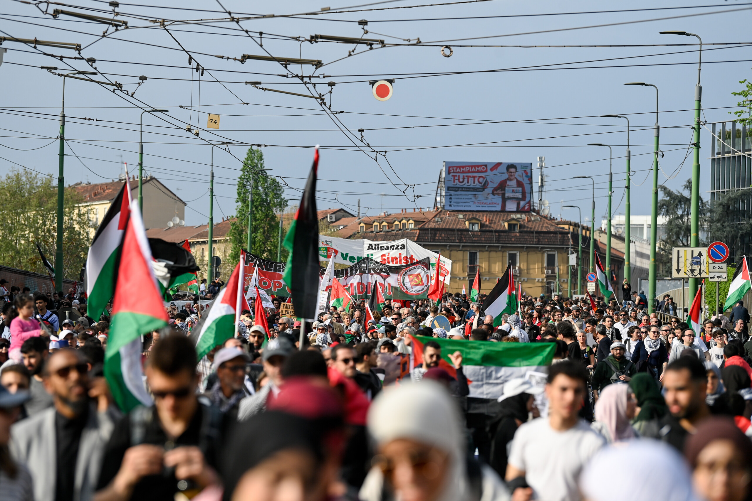 Milan: pro-Palestine demonstration clashes, 6 charged