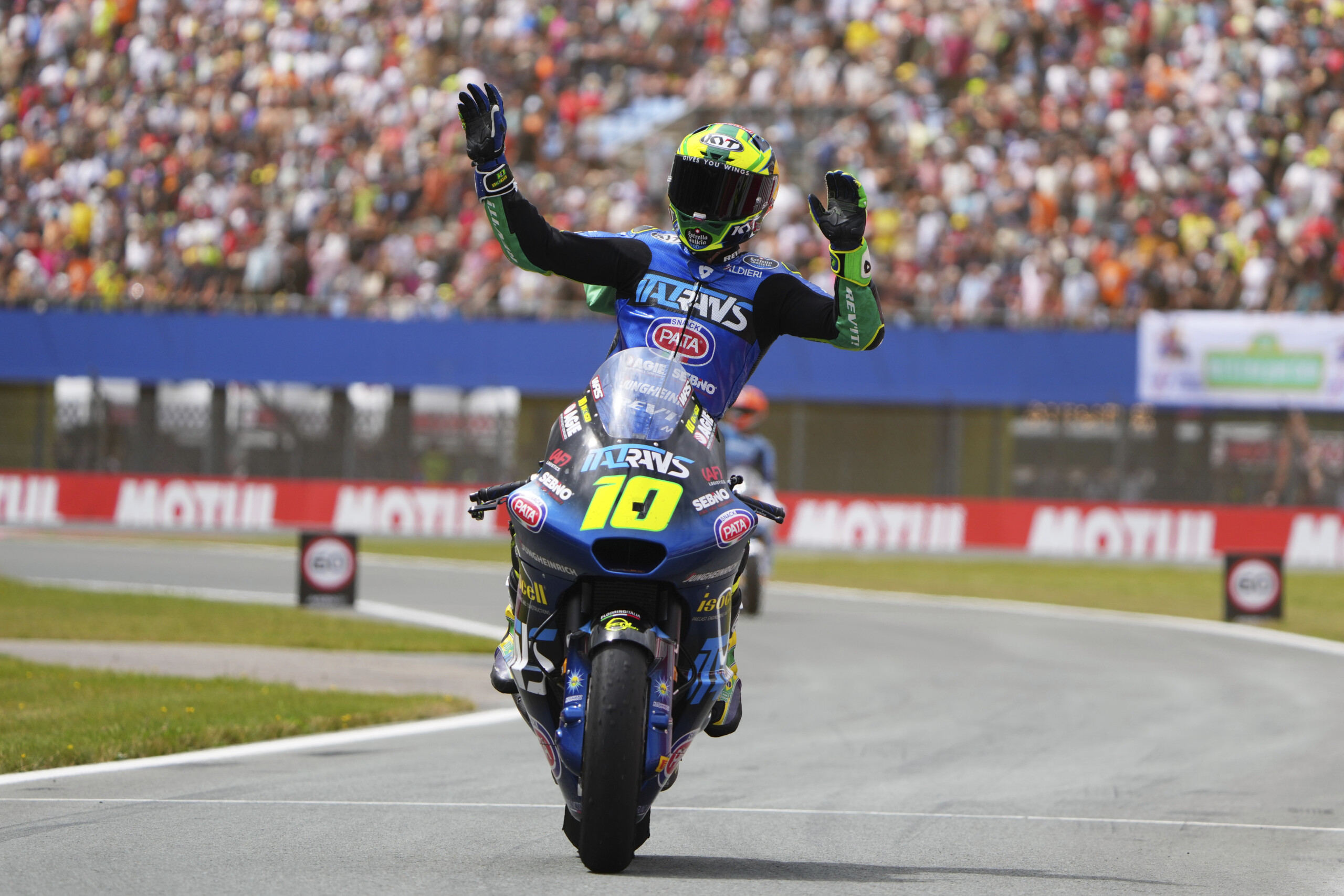 Moto2: Moreira wins Austrian Grand Prix, Vietti finishes third