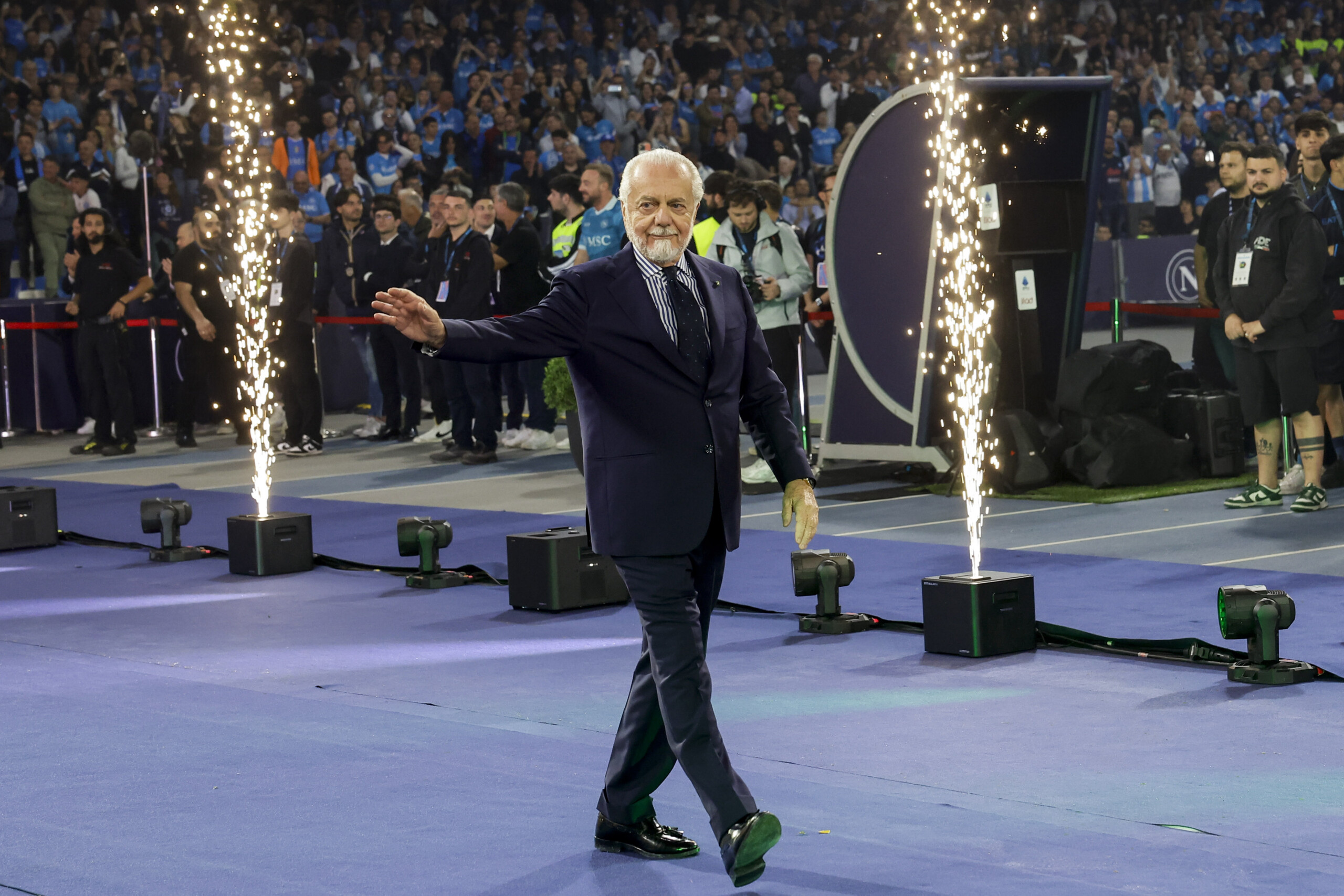 Napoli Scudetto, De Laurentiis: ‘Conte? One must feel comfortable in an environment’