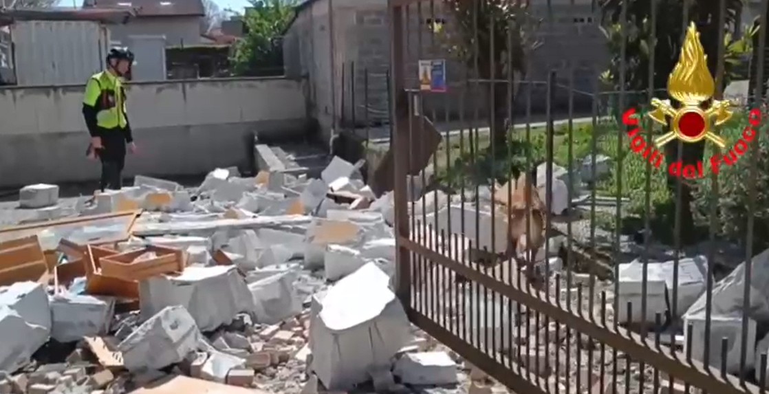 Pavia, no missing persons in Villanterio explosion: one injured