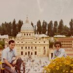 Pope: A vintage photo of Leo XIV at Minitalia in Leolandia