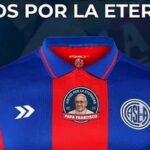 Pope, football: San Lorenzo takes to the pitch with ‘Together for eternity’ shirt
