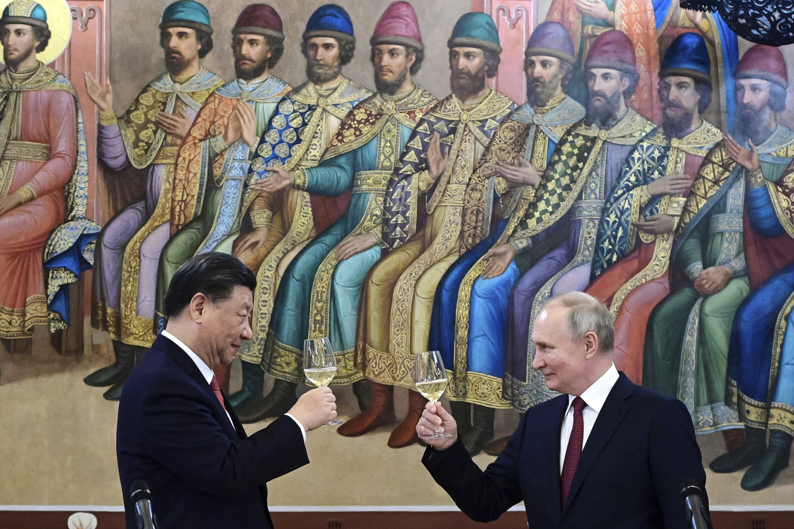 Russia: Putin welcomes Xi to the Kremlin, "Dear friend"
