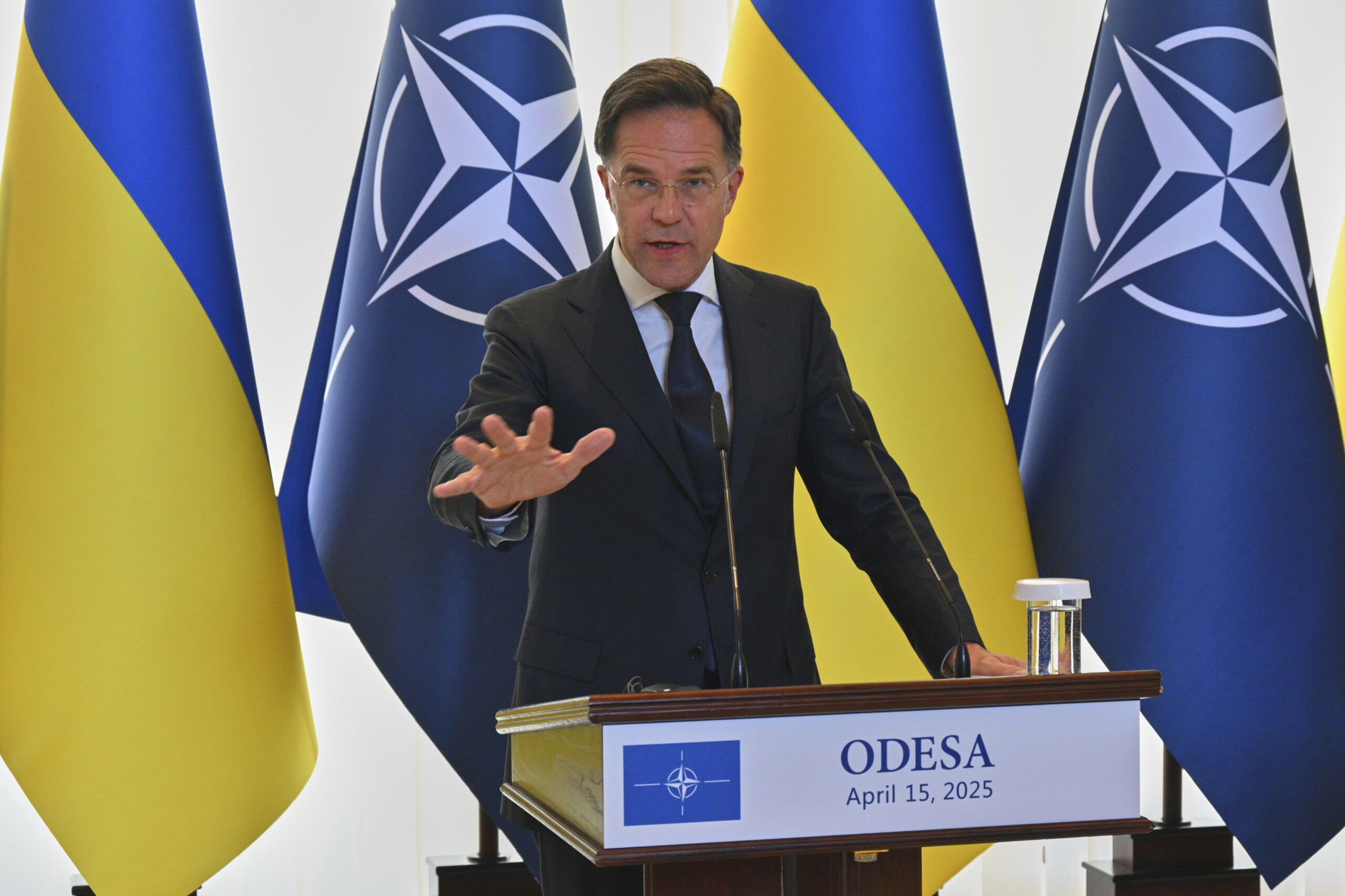 Rutte with Zelensky in Odessa: ‘Nato support unwavering’