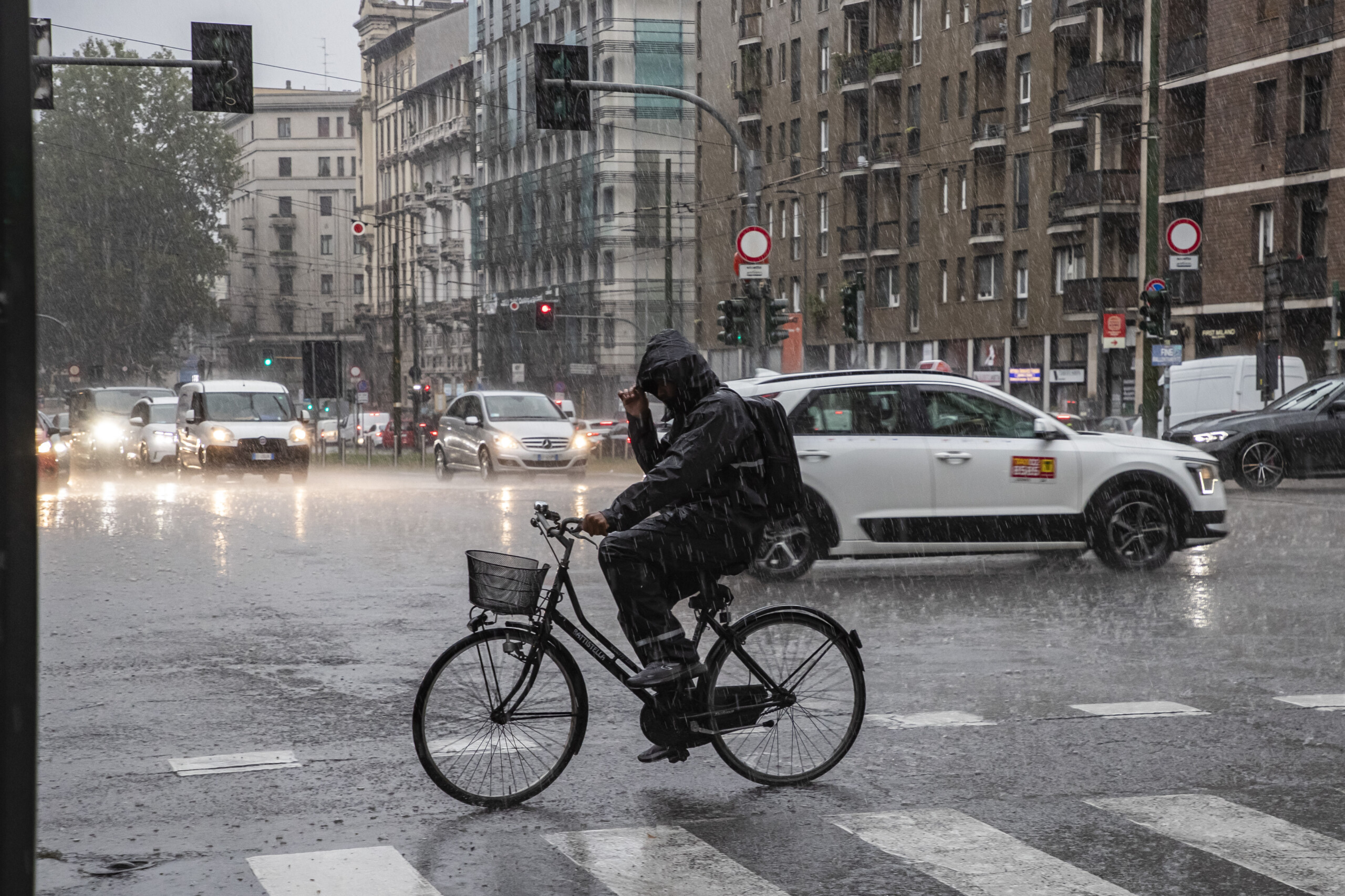 Severe Storm Hits Milan