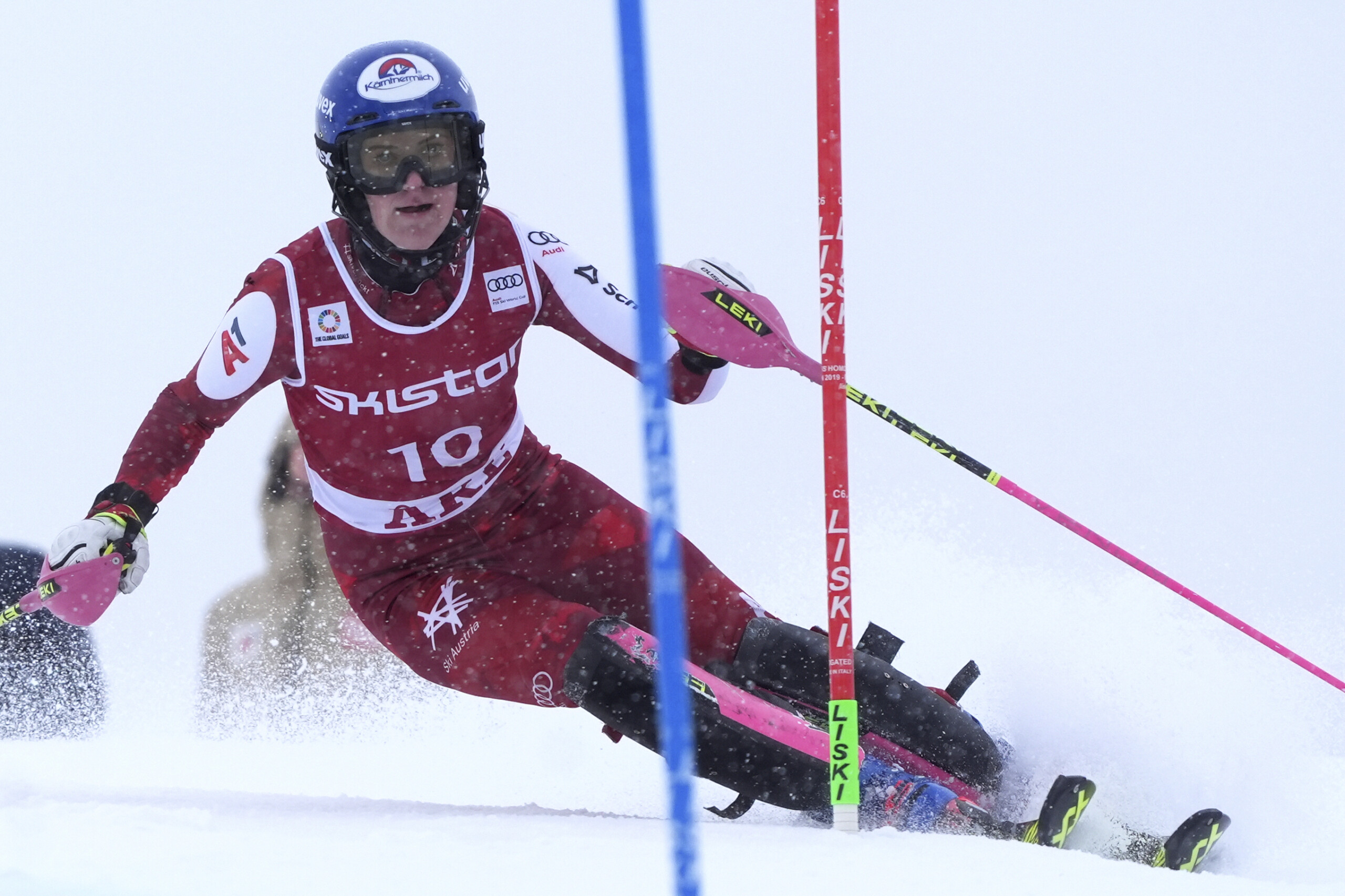 Skiing: CdM, Austrian Truppe wins slalom, Shiffrin third Skiing: CdM, Austrian Truppe wins slalom, Shiffrin third