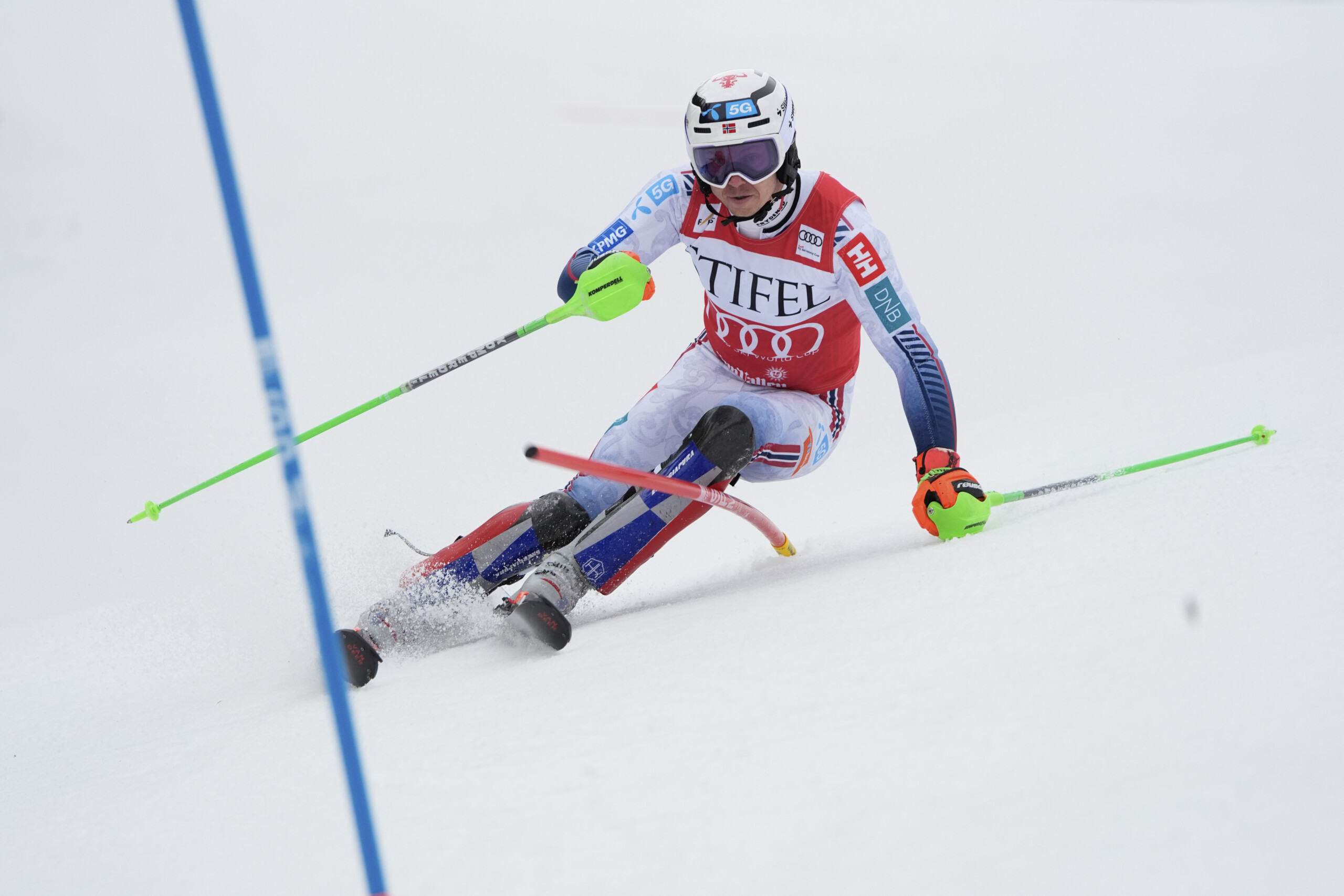 Skiing: World Cup, Haugan wins final slalom, Kristoffersen wins speciality cup