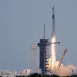Space: Crew Dragon capsule docks with ISS, crew lands