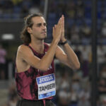 Tamberi in Ancona for a day of biomechanical tests