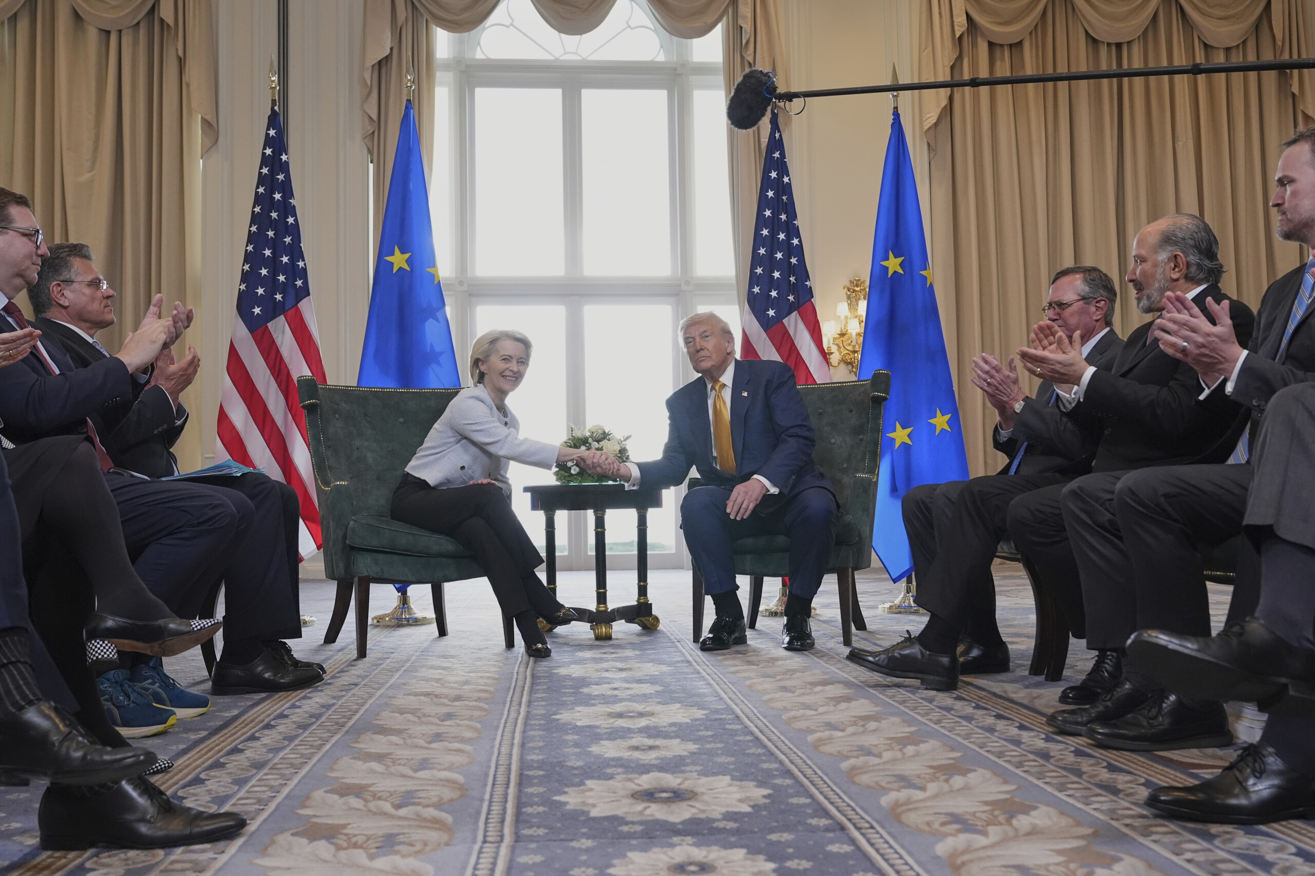 Tariffs, EU: "Joint statement with the US soon, we are working on it"