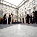 Tariffs, trilateral meeting Meloni–Vance–von der Leyen at 3:30 PM at Palazzo Chigi